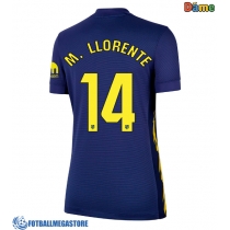 Fotballdrakt Dame Atletico Madrid Marcos Llorente #14 Bortedrakt 2025-26 Kortermet